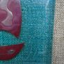 Fused glass coaster/ornament. Home decor, Gift. Coloured glass Image 2