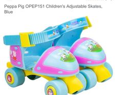 Peppa Pig Adjustable Roller Skates - Size EU 24-29