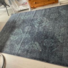 deep blue rug