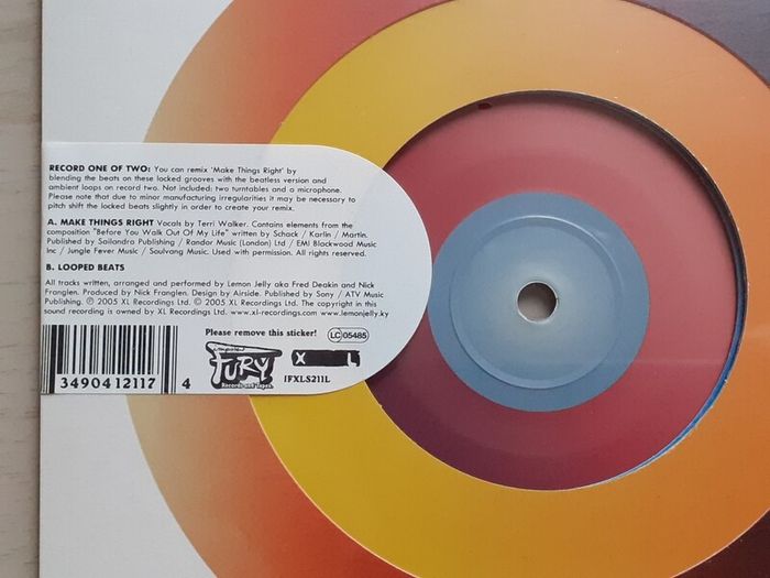 Lemon Jelly 7" (new)