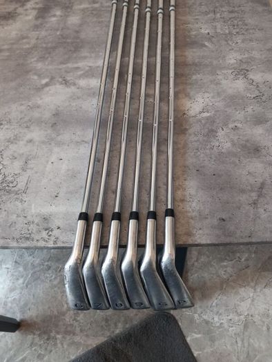 McGregor golf irons..Left handed clubs