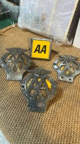 4 Vintage AA Badges
