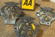 4 Vintage AA Badges