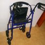 Mobility Rollator Walker + storage, brakes Image 4