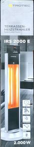Radiant Patio Heater IRS  2000 e 2000w