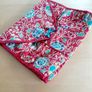 Red floral toiletry bag Image 2