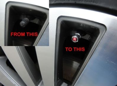 (Very last set) Citroen Dust Caps - Delivery