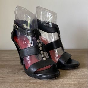 Designer high heel sandals