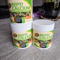 2 1/2 tubs x reptile calcium with d3