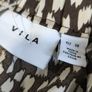 Vila Abstract Animal Print Ruched Midi Skirt UK 10 Image 3