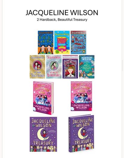 Jacqueline Wilson 9-Book Bundle (Includes Treasury & 2 Hardbacks)