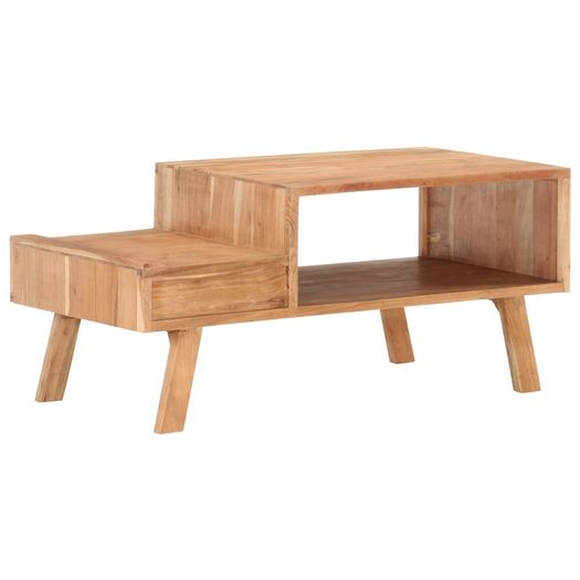 Coffee Table 100x50x45 cm Solid Acacia Wood