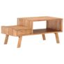 Coffee Table 100x50x45 cm Solid Acacia Wood Image 4