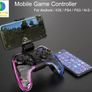 RGB Light Wireless PS4 & Switch Controller Joystock Transparent Image 3