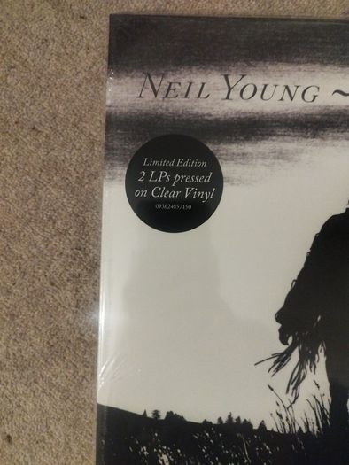 Neil Young Harvest Moon 2lp Clear vinyl