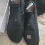 Ladies black faux suede boots Image 4