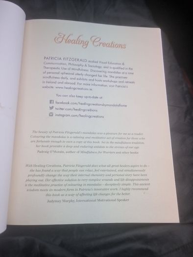 Healing Creations by Patricia Fitzgerald [Hardback]