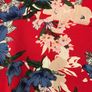 Size 8 Red/ Blue/Cream Floral Dress by Traffic People Image 3