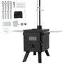 Portable Wood Burning Stove for Camping Tent Heating and Outdoor Cooking Image 4