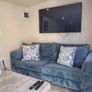 Teal Blue Sofa Set Image 4