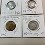 6 assorted coins including 2 silver coins Image 3