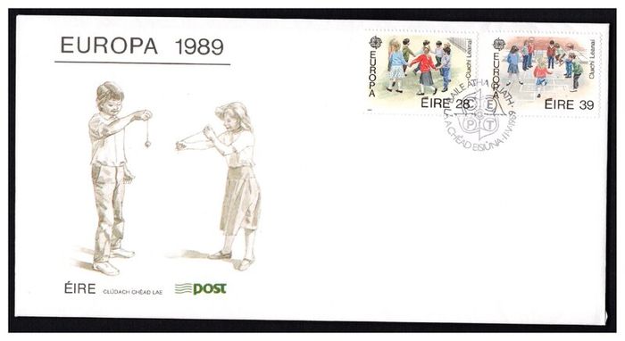 Collection 1989 Ireland Commemorative Stamps An Post First Day Cover (FDC). Collection of 11 covers.