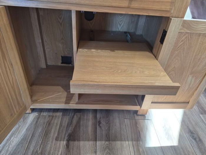 Solid oak press/home office