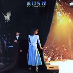 RUSH Exit stage left original 1981 double vinyl record in vg+ condition