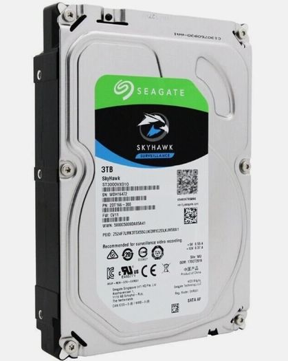 Seagate SkyHawk 3TB Surveillance Hard Drive - SATA 6Gb/s 64MB Cache 3.5-Inch Internal Drive