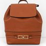 U.S. Polo Assn. Tan Faux-Leather Backpack Image 2