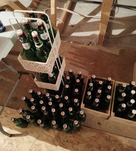 Beer Bottles. Home Brew