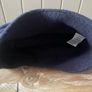 cloche bucket hat with a flower decoration 100% virgin wool Seeberger new Image 10