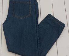 Crane mens blue jeans with fleece/flannel inner lining for cold protection W36 L32