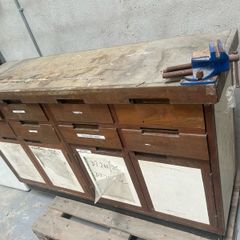 Old time work mans bench