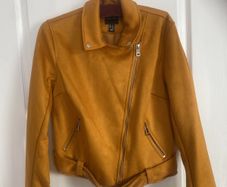 Ladies suede jacket size 14 Brand New