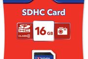 Verbatim Secure Digital Memory Card SDHC High Capacity 16Gb Class 4