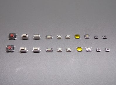 Remote/car fob push buttons