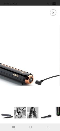 2 items BaByliss 9000 Cordless Bundle - Straightener & 25mm Curling Tong