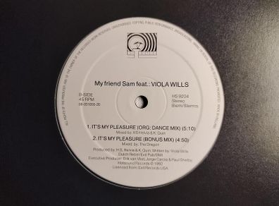 UNPLAYED! My Friend Sam - It's My Pleasure - Early 90s ORIGINAL Oldschool Vocal House CLASSIC!