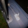 Samsonite LArge Blue Canvas Suitcase Image 6
