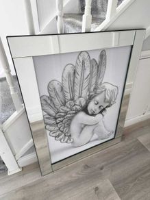 Large Mirrored Wall Art