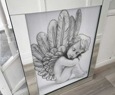 Large Mirrored Wall Art
