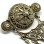 Rare antique silver Norwegian Solje brooch Image 4