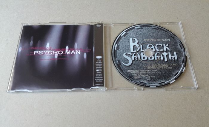 BLACK SABBATH Psycho Man promotional CD single