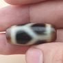 Vintage Chain Link Pattern Himalayan Tibetan Agate Dzi Bead Amulet Image 3