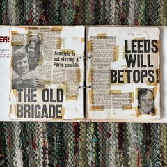 Vintage Folder of Soccer Match Reports -14 Folders