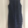 BRAND NEW Ladies Navy Lace Dress: Size 8 Image 2