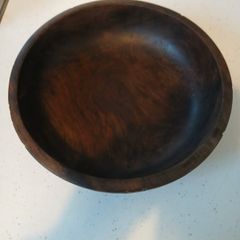 Hardwood african style wooden bowl
