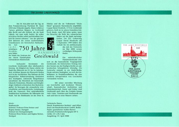 1999 Bundes Republic Deutschland (Germany) Federal Annual Stamp EFT Collection with 51 images of contents