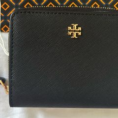 Tory Burch  Saffiano Leather Emerson Mini Wallet